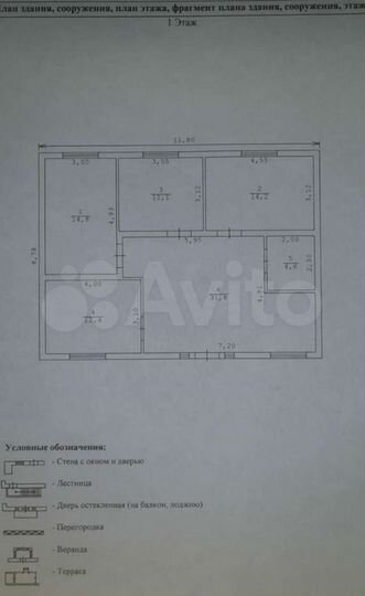 Дом 117 м² на участке 12 сот.