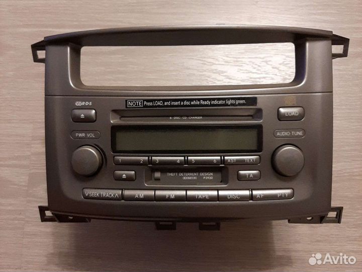 Штатная магнитола Toyota Land Cruiser-100, 2007 г