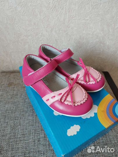 Новые туфли из натуральной кожи, размер 25