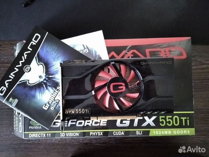 Gainward NVidia GeForce GTX 550 ti (1 gb, 192 bit)