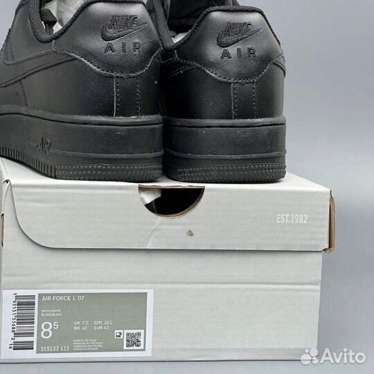 Культовые Nike Air Force 1 Black