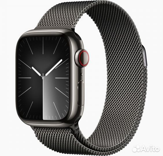 Apple Watch S9 41 Stainless Graphite Milanese