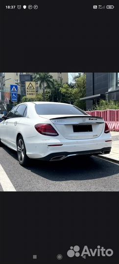 Спойлер на Mercedes w213