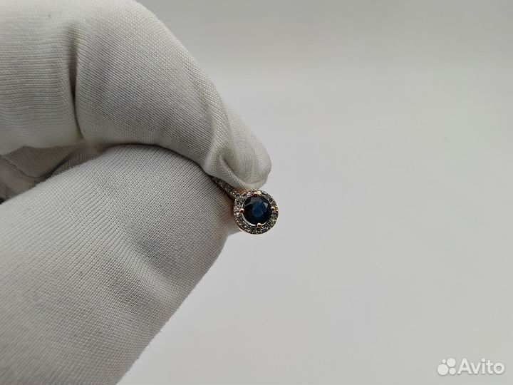 Золотой Кулон 585 пробы с бриллиантами. Рассрочка