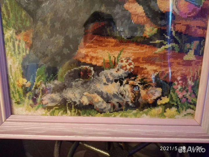 Картина вышитая крестом