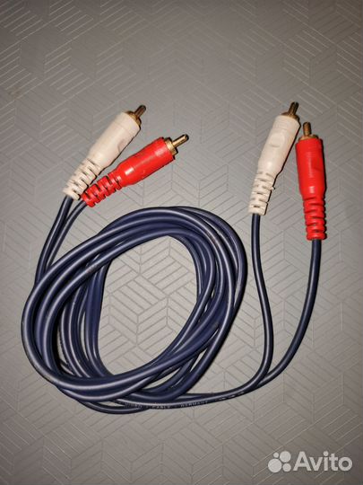 Аудиокабель с выходами 2xRCA на 2xRCA