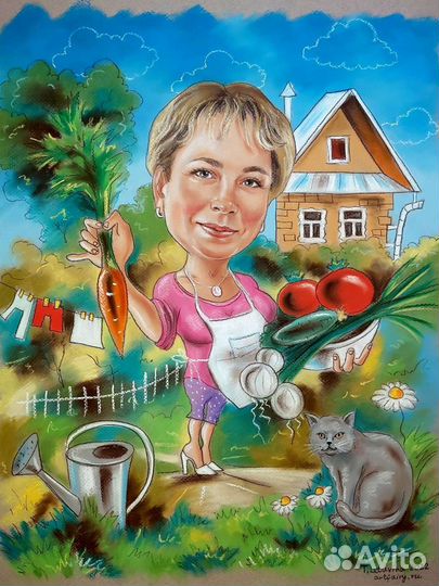 Шаржи и портреты, картины на заказ