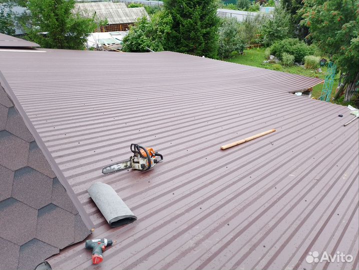 Крыша кровельные работы