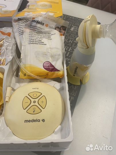 Молокоотсос medela swing flex электрический