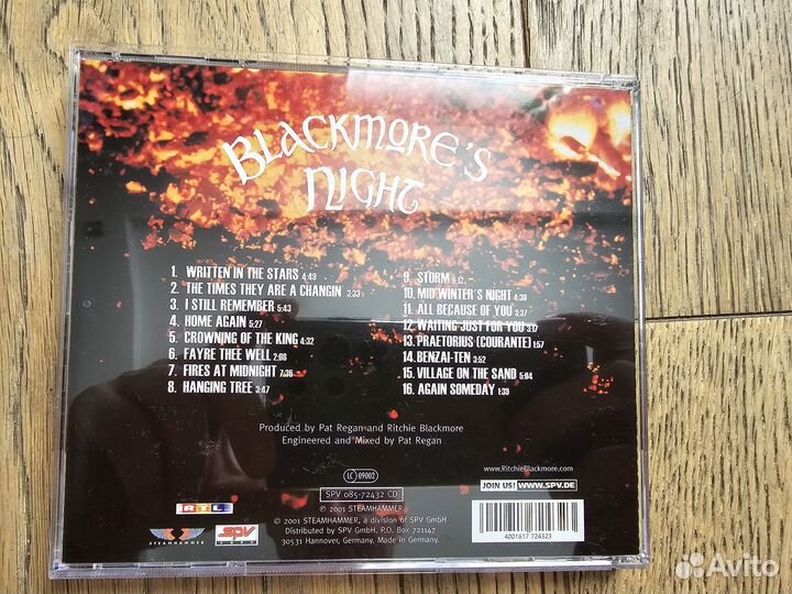 Blackmore’s Night -Fires AT Midnight CD (UE)