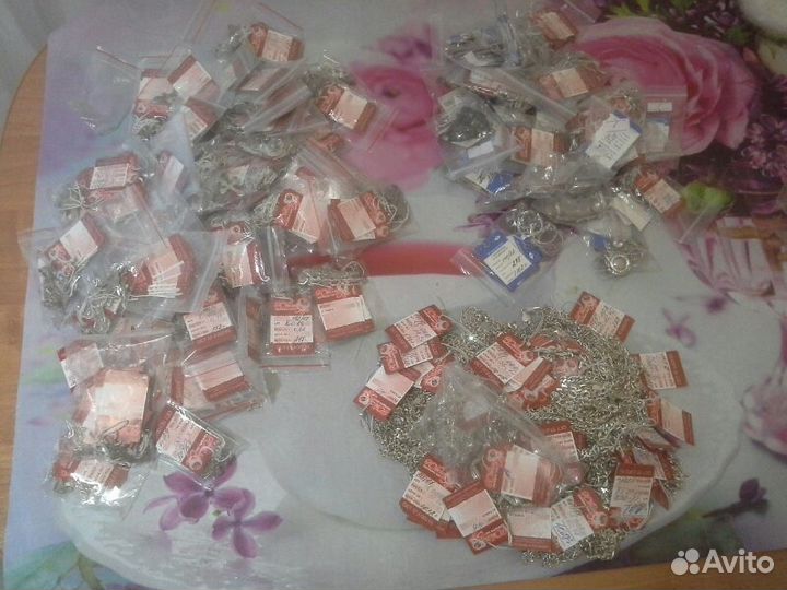 Серебро (крестики,цепочки,серьги,кулоны) всё новое