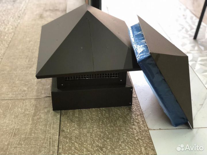 Колпак для трубы дымохода с сеткой