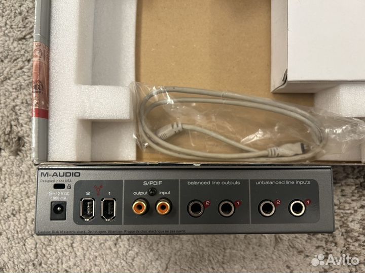 Внешняя звуковая карта M-Audio Firewire Solo