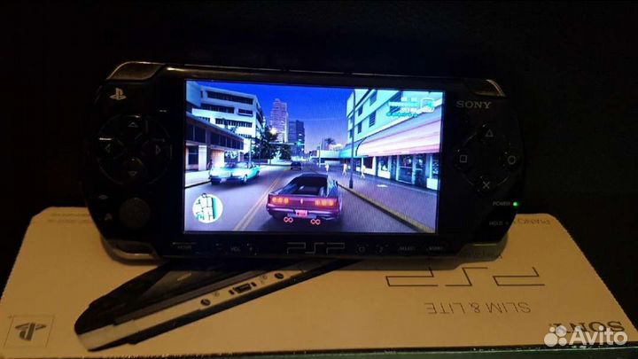 Sony PSP Slim 3008 + 32gb + 130 игр