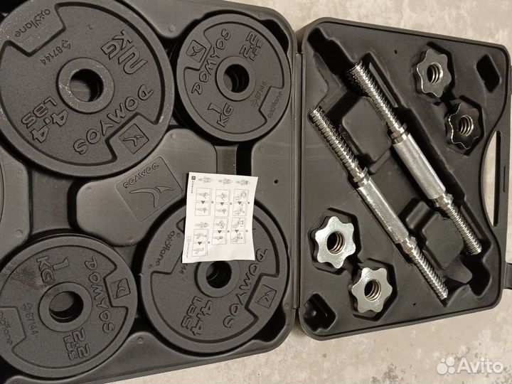 Гантели разборные 20 кг в кейсе