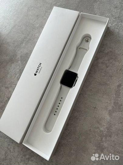 Смарт-часы Apple Watch Series 3 38mm Silver S/M