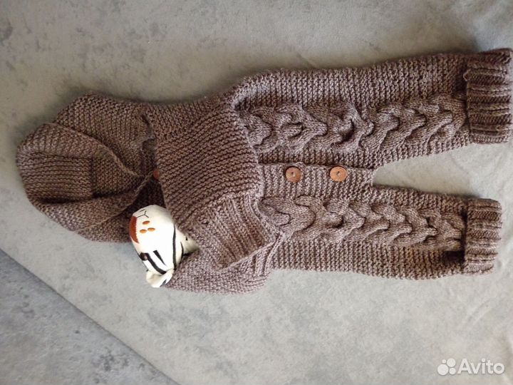 Вязаный комбинезон