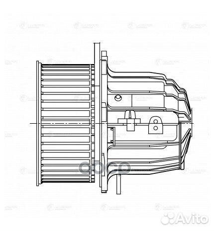 Э/вентилятор отоп. для а/м Audi A4 (10) /A5 (13