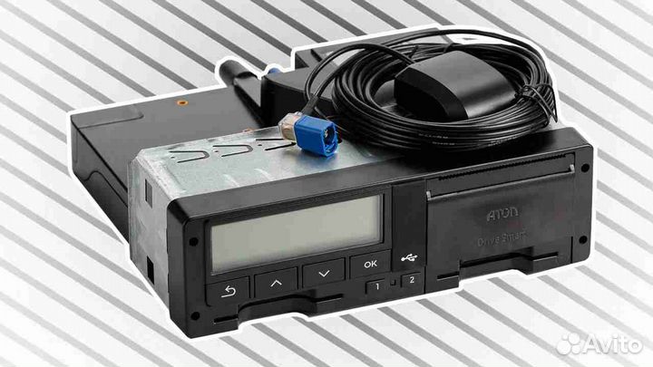 Цифровой тахограф Атол Drive, с скзи