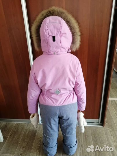 Зимний комбинезон для девочки 122