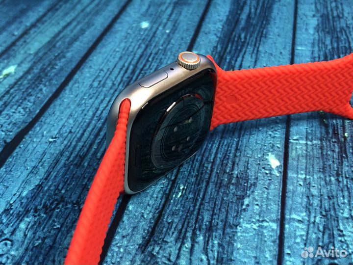 Смарт часы Apple watch 9 45mm серебро