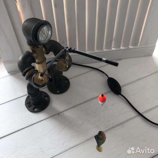 Светильник «Робот» в стиле Лофт