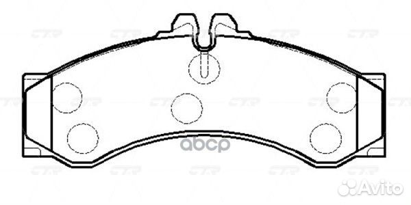 Колодки тормозные mercedes sprinter (901-904) 9