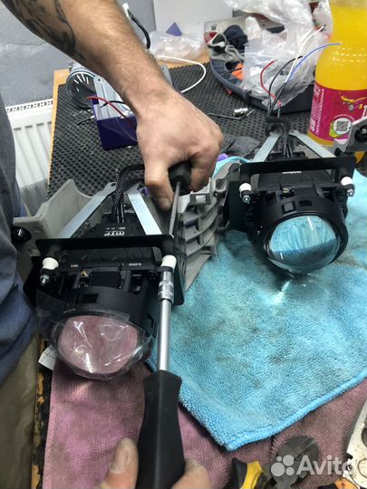 Ремонт фар и дооснащение оптики