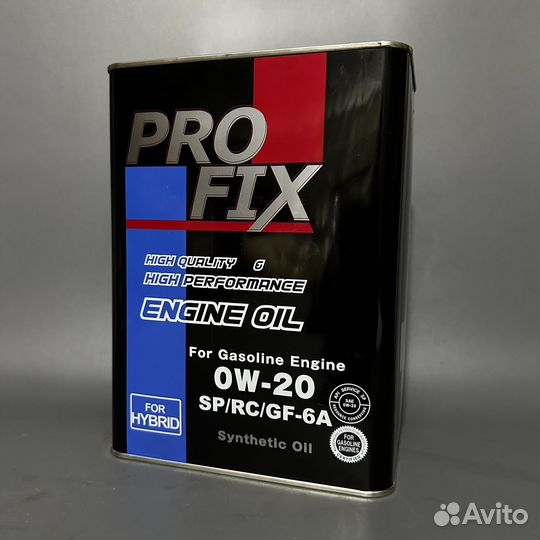 Моторное масло profix Engine Oil 0W-20 SP/GF-6A 4л