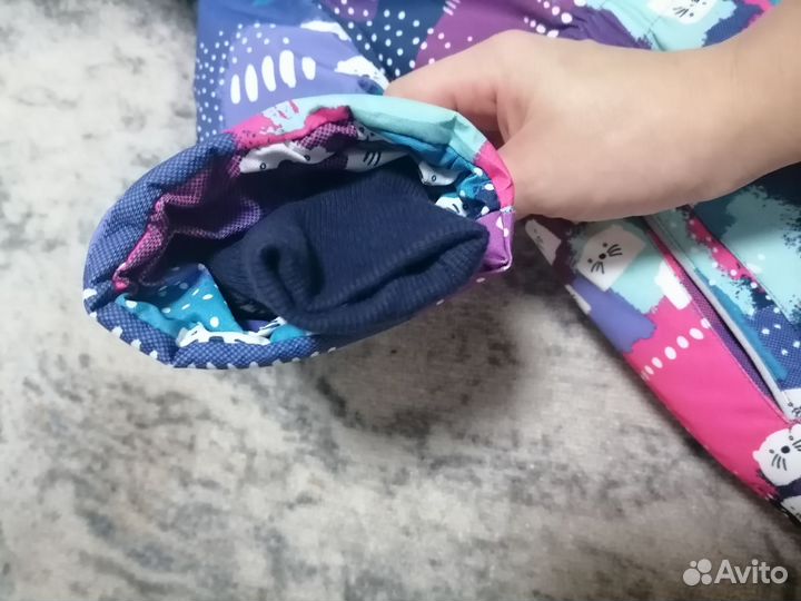 Зимний костюм для девочки 92