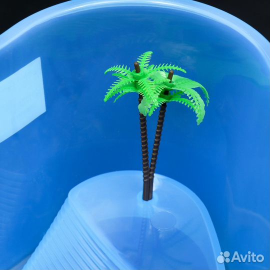 Отсадник для черепах с пальмой, 26 х 20 х 13 см