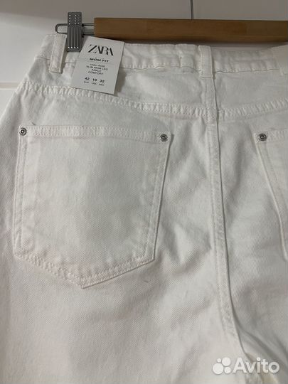 Джинсы белые zara 42
