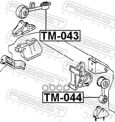 Подушка двигателя правая (toyota camry ACV3#/MC