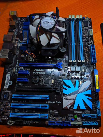 Материнская плата asus p7p55d 775 socet