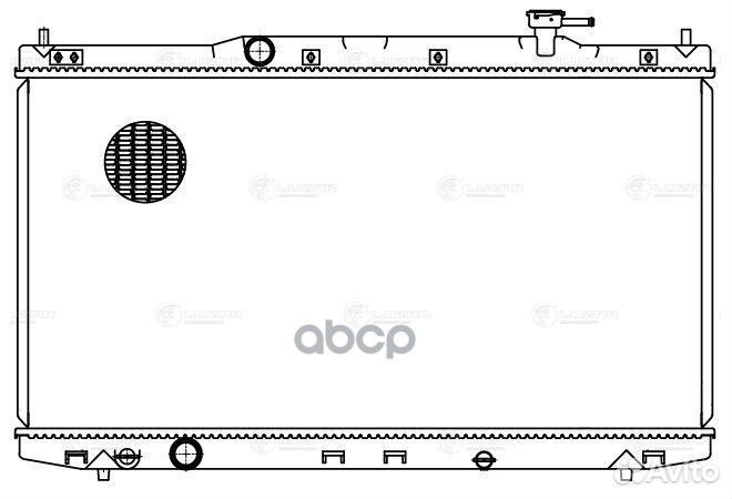 Радиатор honda accord 2.4 13- LRC 2313 luzar