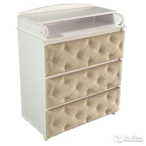 Комод пеленальный с мягкими фасадами