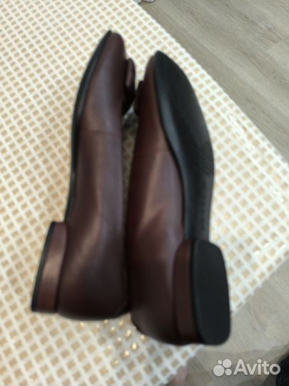 Балетки натуральная кожа 38 размер