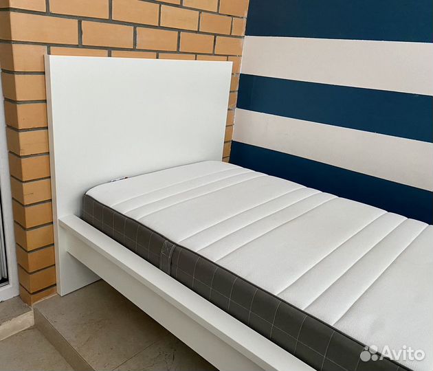 Кровать Malm 90x200 Икеа IKEA malm