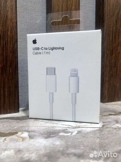 Кабель Apple USB-C to Lightning Cable 1м белый