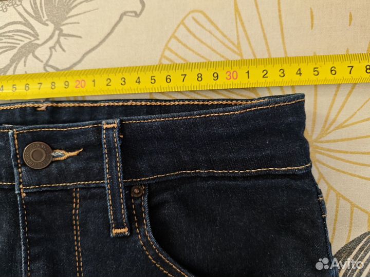 Джинсы levis 721 high rise skinny размер 28