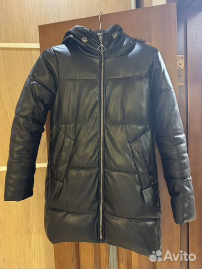 Куртка женская зимняя экокожа