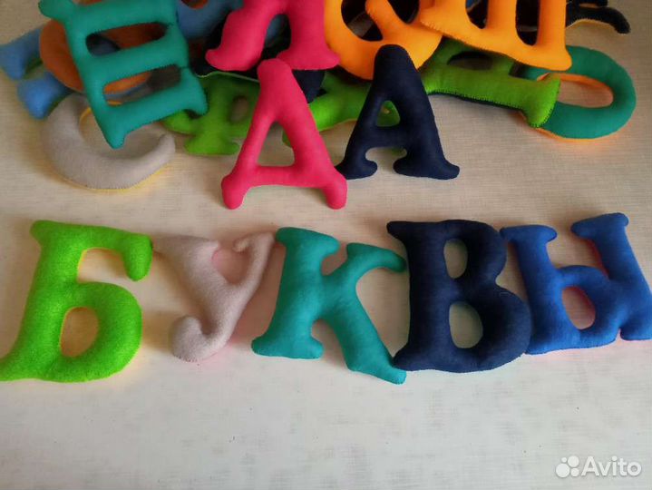 Алфавит из фетра