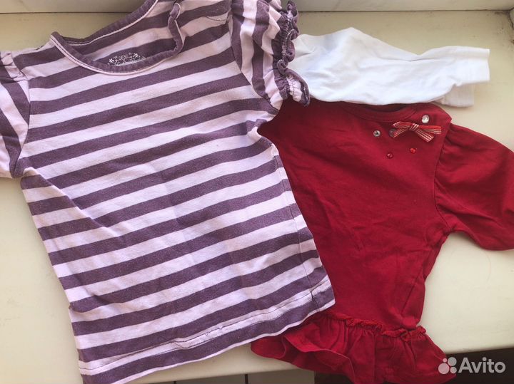 Детские вещи пакетом на девочку 74 80 86