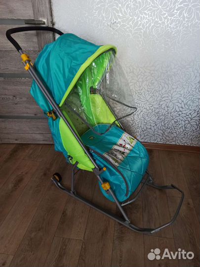Детские санки коляска