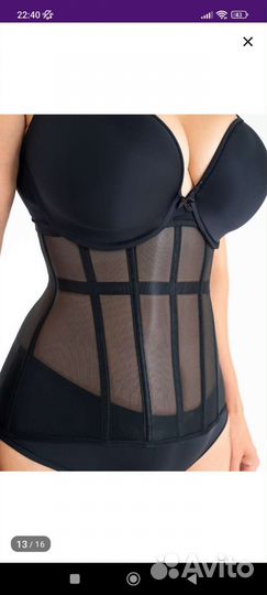 Корсет утягивающий на шнуровке