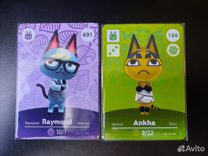 Комплект карточек Amiibo 2 шт. (китайский бутлег)