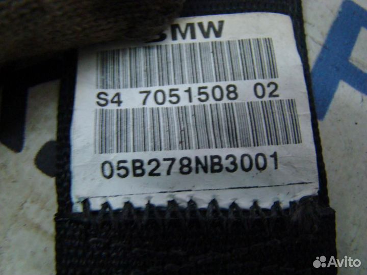 Ремень безопасности RR BMW X5 E53 2005 (Запчасти д