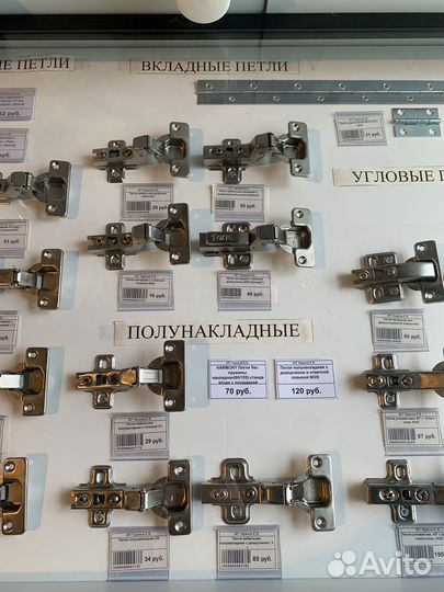 Петли мебельные