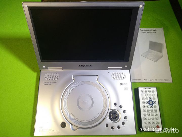Экзотика: Trony dvd t-pdvd1000 плеер, рабочий