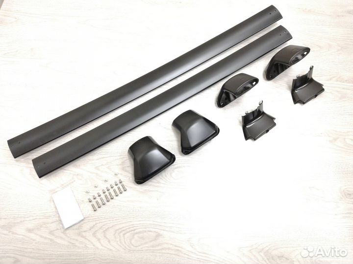 Поперечины на рейлинги Honda CR-V 2018+ (чёрные)